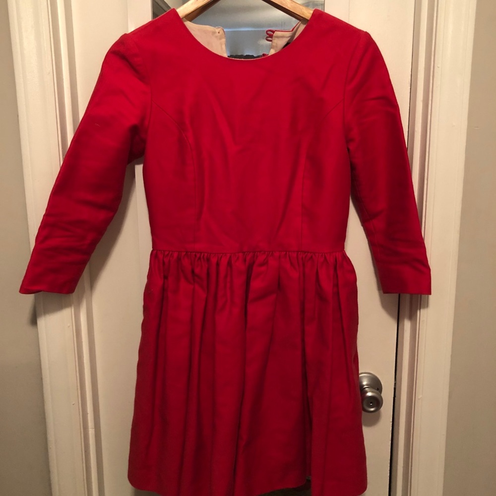 Vaute Brooklyn Red Star Back Dress - XS